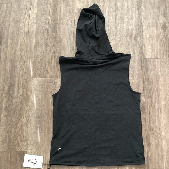 NWT Zyia Small Black Fighter Style Hoodie - Picture 8 of 9